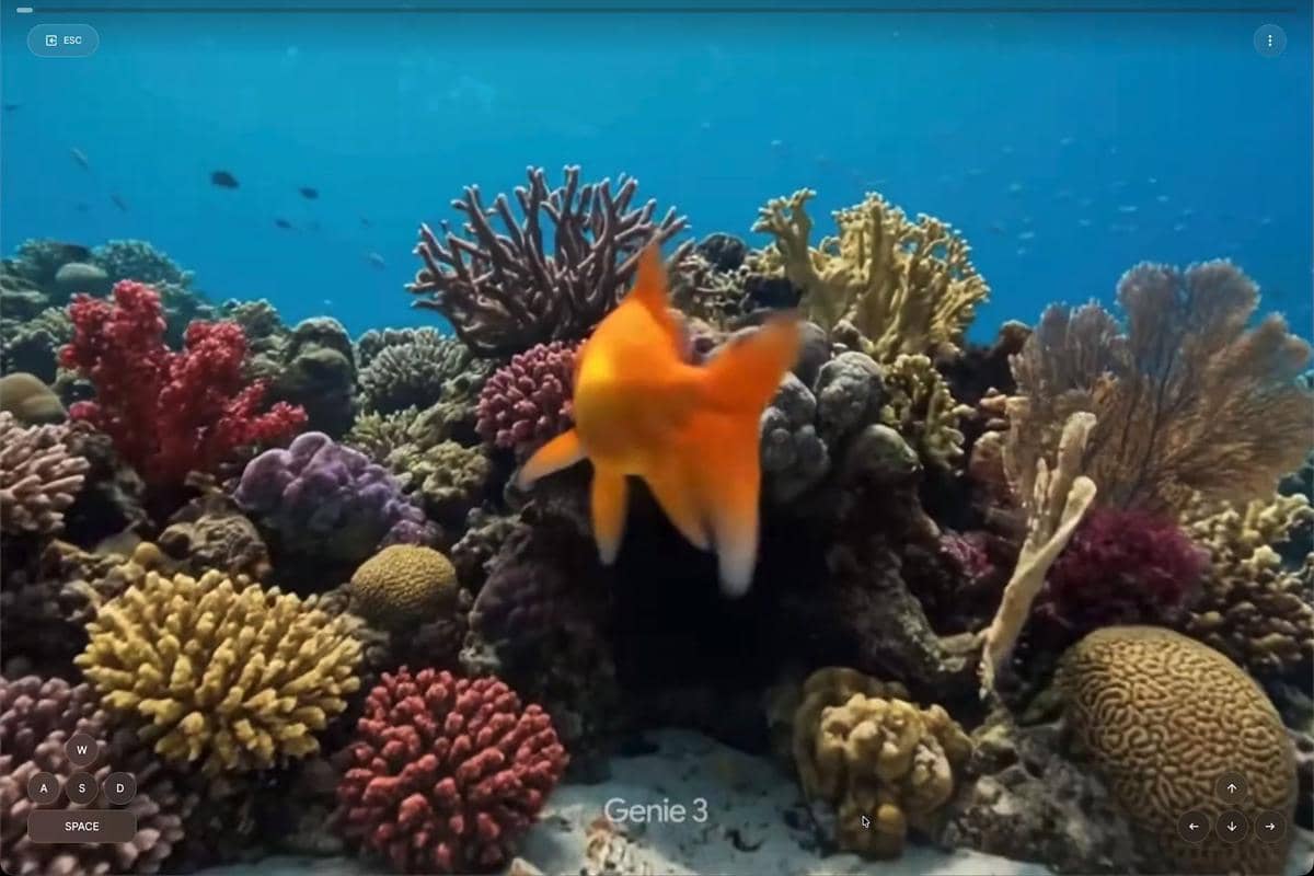 contoh dunia yang dihasilkan Project Genie