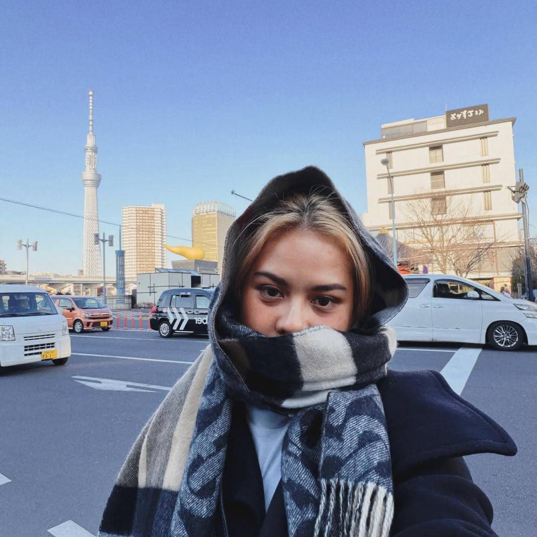 Keluarga Mytha Lestari liburan ke Jepang