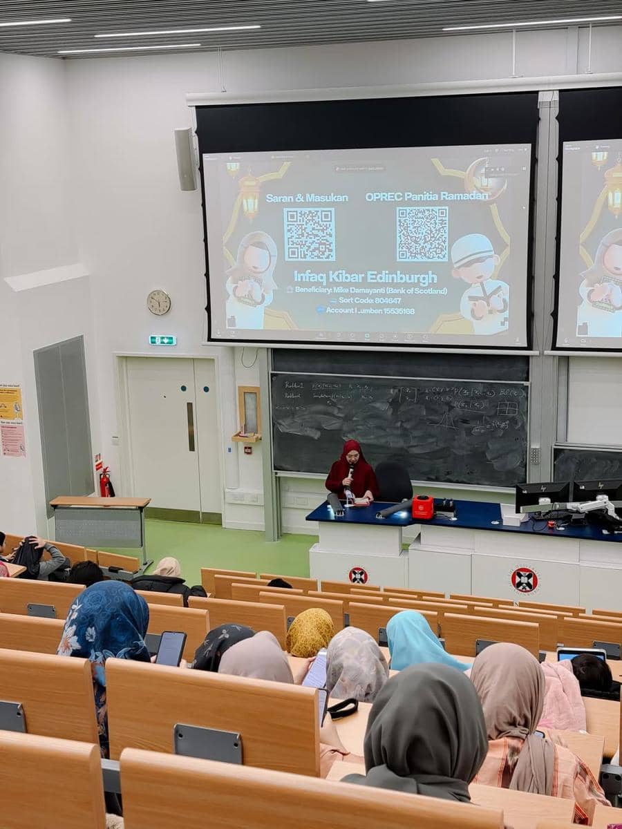 Oki Setiana Dewi safari dakwah di University of Edinburgh