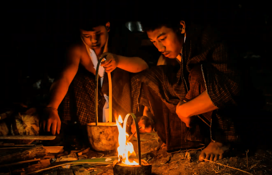 Sarana damarsuar meling yang digunakan dalam Ngusaba Lampuan. 