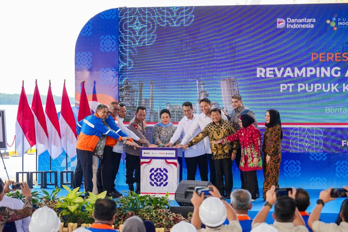 Peresmian Revamping Ammonia Pabrik-2 PT Pupuk Kaltim