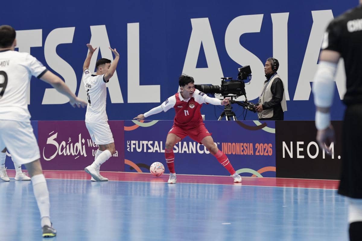Timnas Futsal Indonesia lawan Kyrgyztan di Piala Asia 2026.