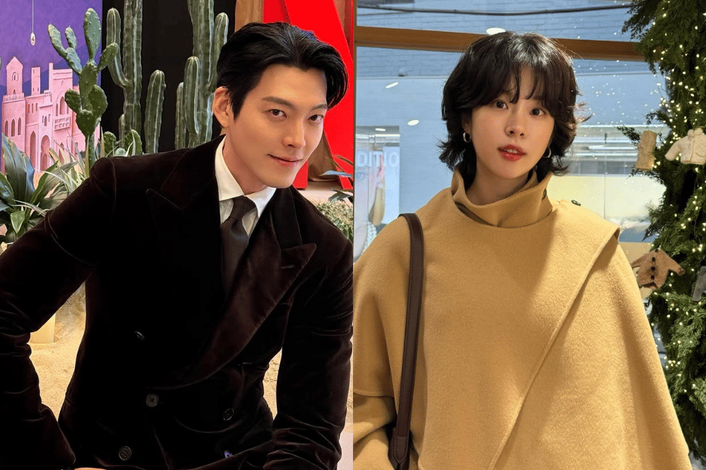 Kolase foto Kim Woo Bin dan Seo Eun Soo