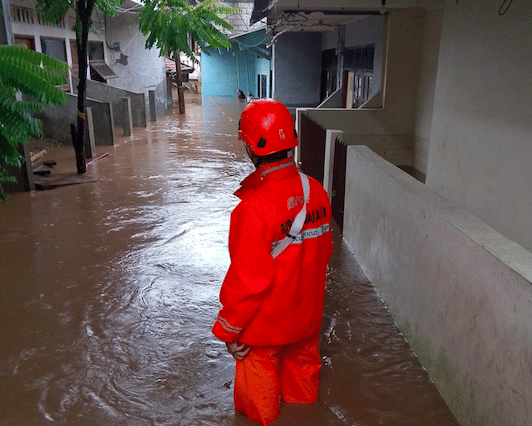 BPBD DKI cek banjir Jakarta. 
