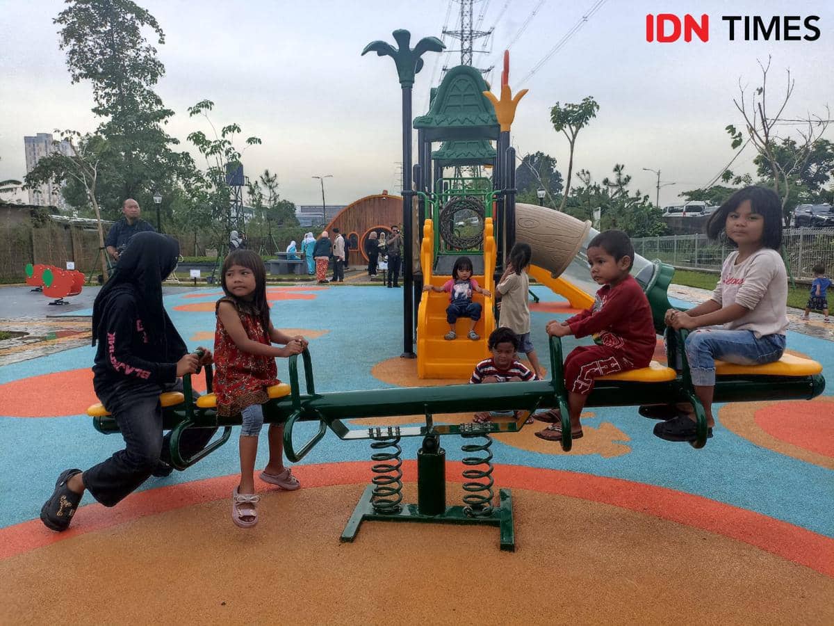 Ilustrasi Taman Jakarta Taman Kelinci Rorotan