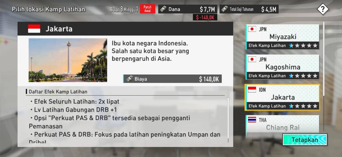 Screenshot diambil redaksi Duniaku.com dari versi Android. (Dok. SEGA/SEGA FOOTBALL CLUB CHAMPIONS 2026.)