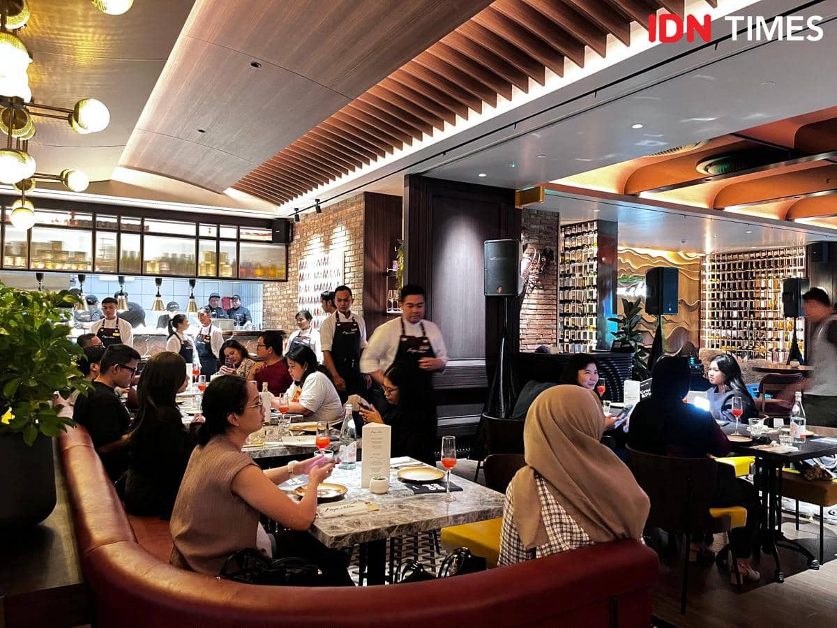 Potret restoran Burger & Lobster, Plaza Indonesia, Jakarta Pusat