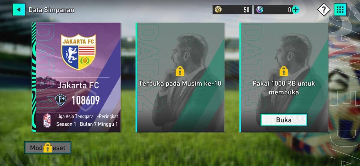 Screenshot diambil redaksi Duniaku.com dari versi Android. (Dok. SEGA/SEGA FOOTBALL CLUB CHAMPIONS 2026.)