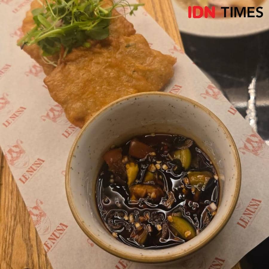 Potret sajian di Le Nusa London