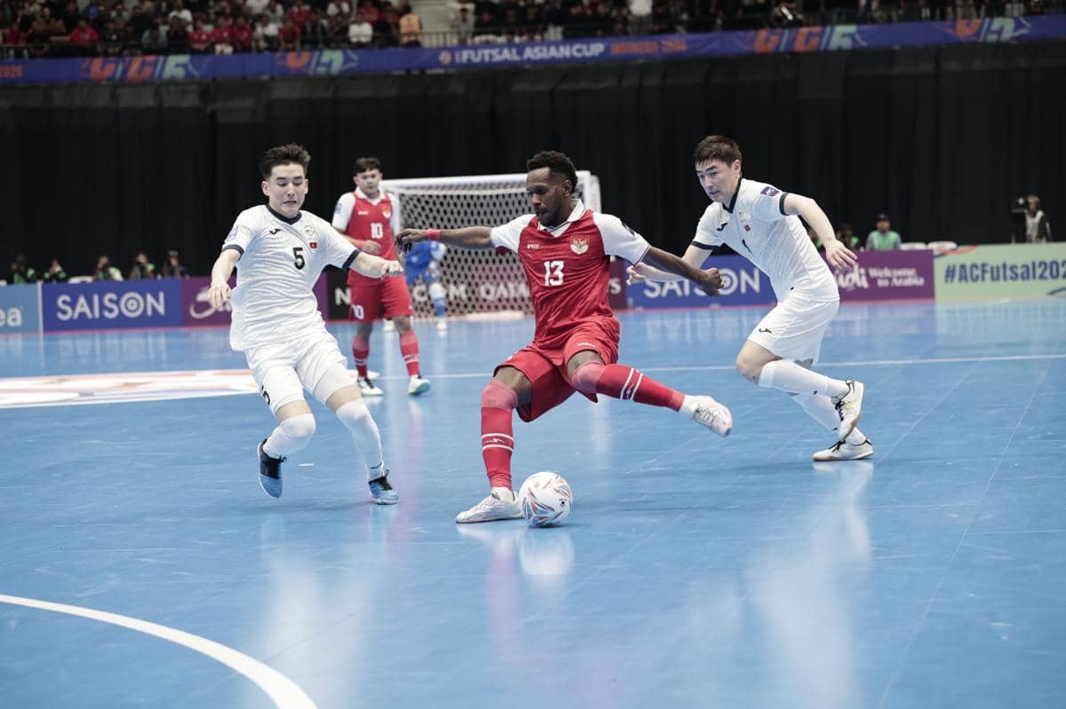 Timnas Futsal Indonesia lawan Kyrgyztan di Piala Asia 202