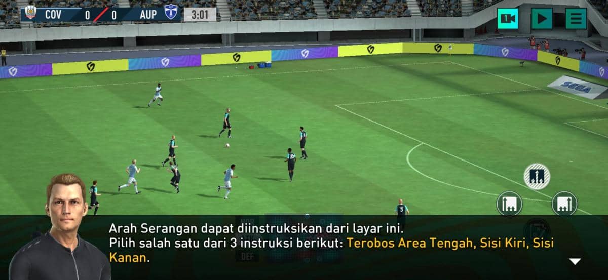 Screenshot diambil redaksi Duniaku.com dari versi Android. (Dok. SEGA/SEGA FOOTBALL CLUB CHAMPIONS 2026.)