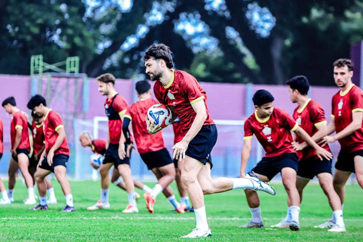 Pemain Persik Kediri saat berlatih. IDN Times/Persik Kediri