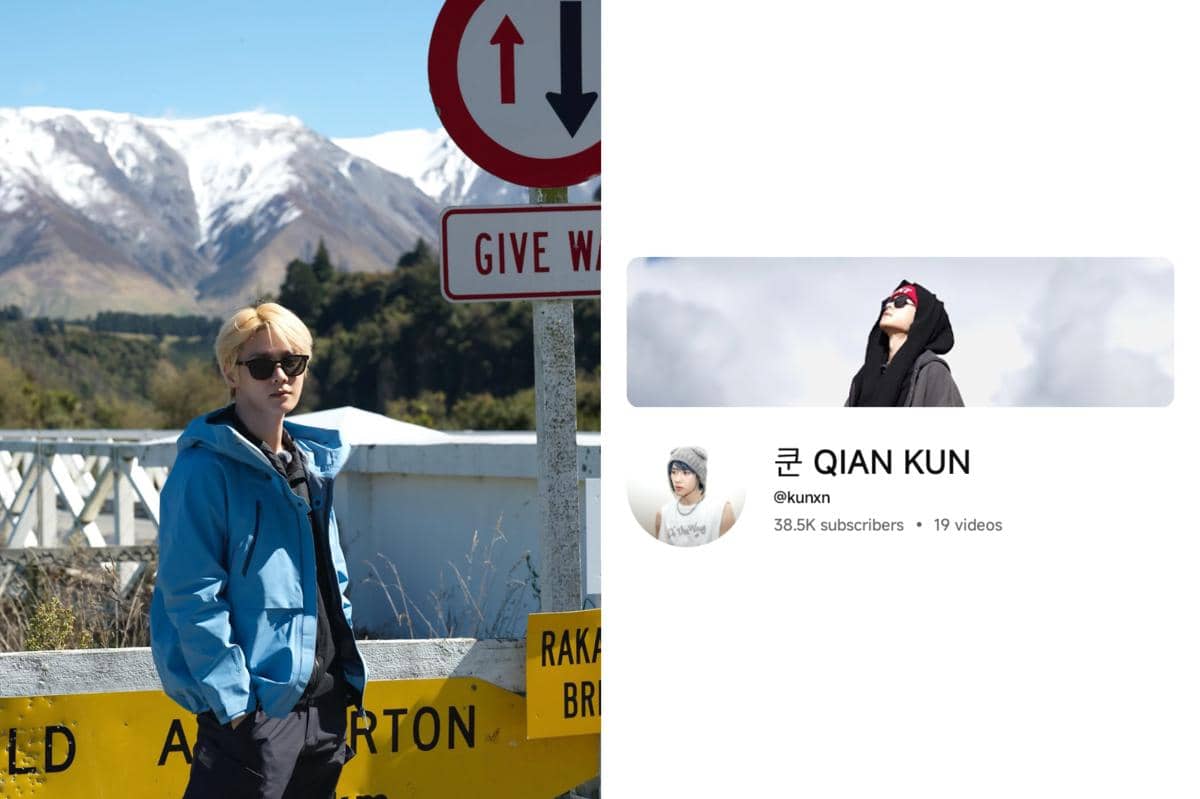 Kun WayV dan kanal YouTube pribadinya