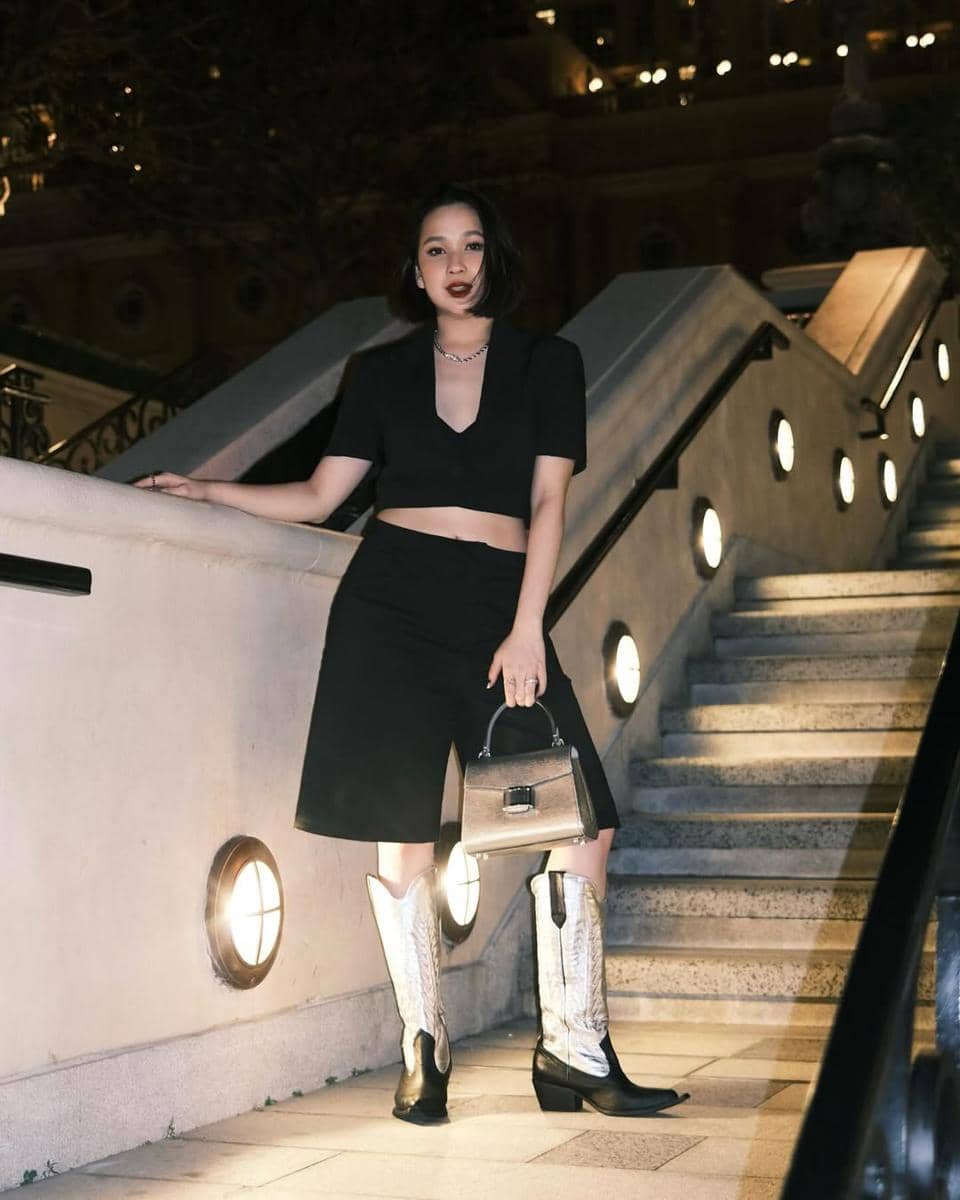 referensi outfit one set ala Agatha Pricilla 