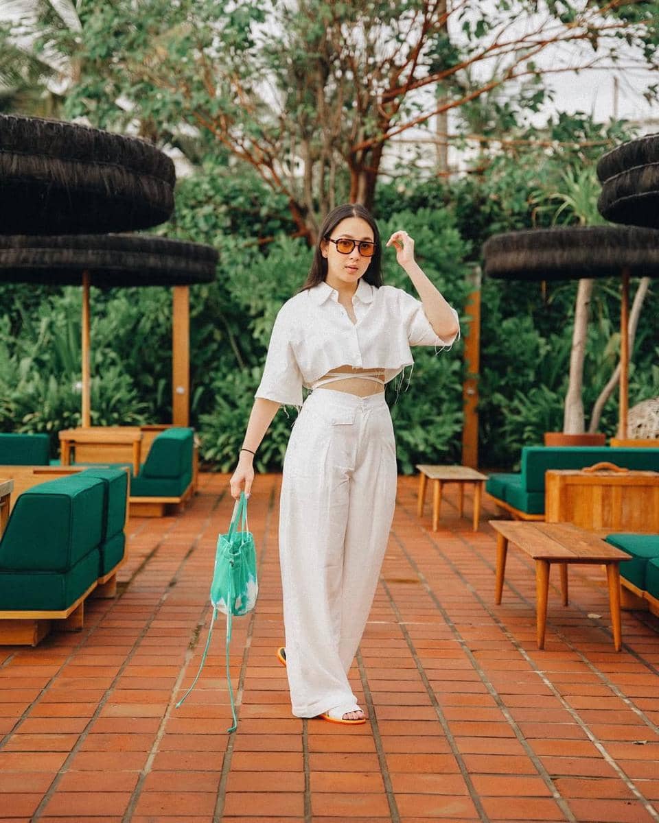 referensi outfit one set ala Agatha Pricilla 