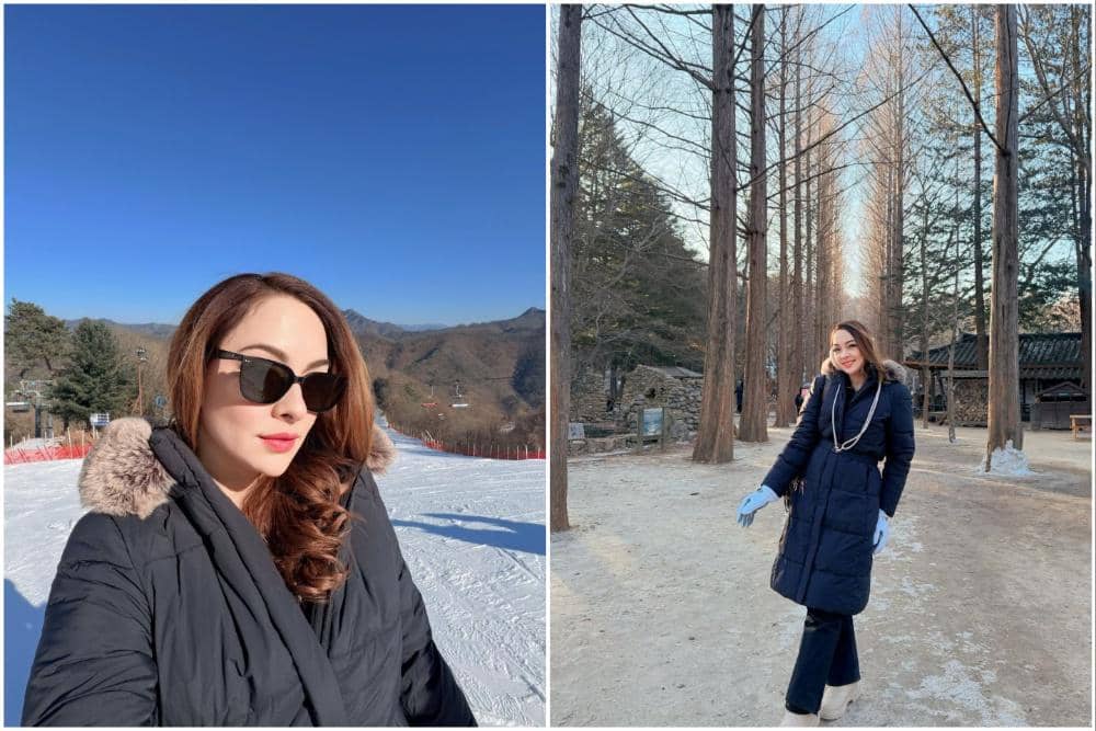 dr. Reisa Broto Asmoro liburan musim dingin di Korsel