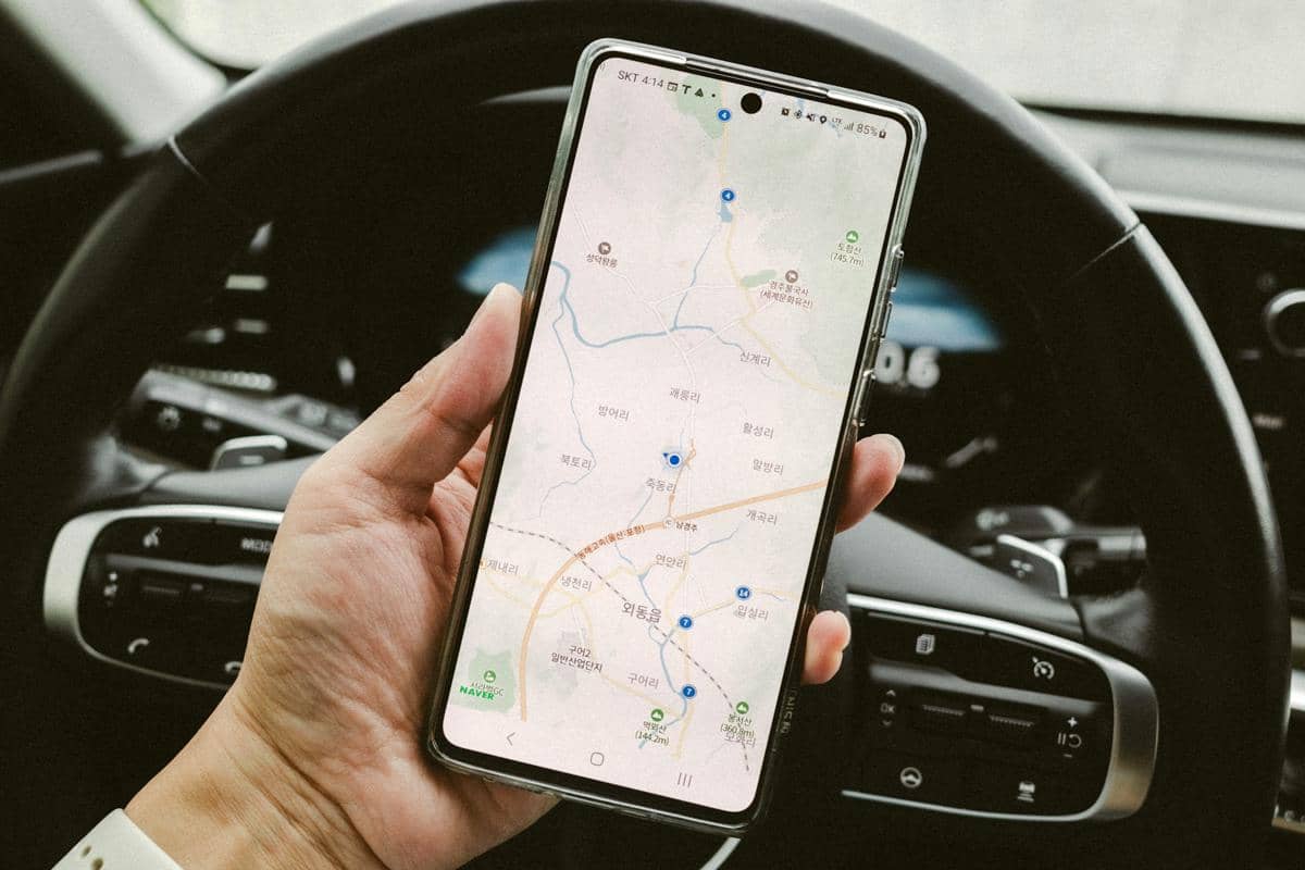 ilustrasi jalan di Google Maps