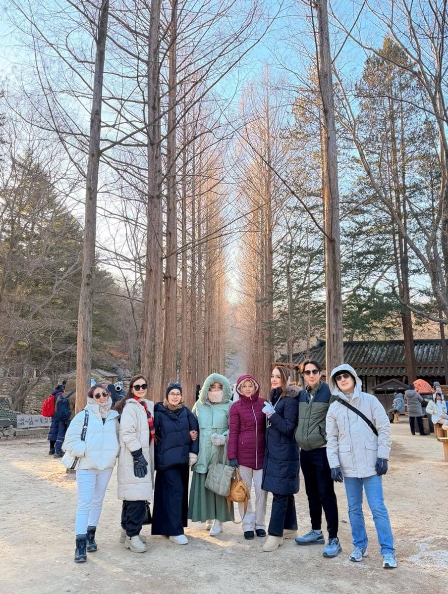 dr. Reisa Broto Asmoro liburan musim dingin di Korsel