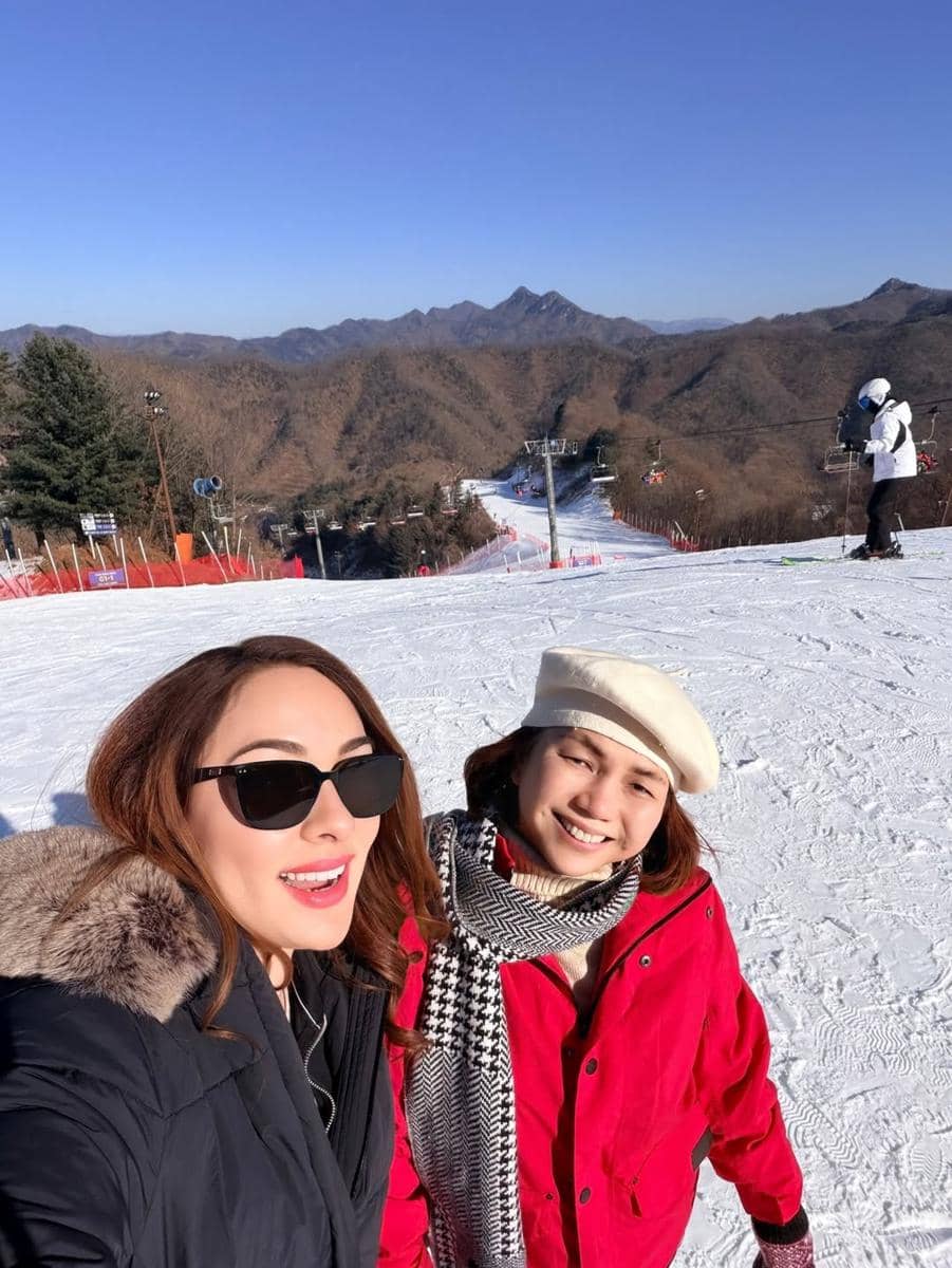 dr. Reisa Broto Asmoro liburan musim dingin di Korsel