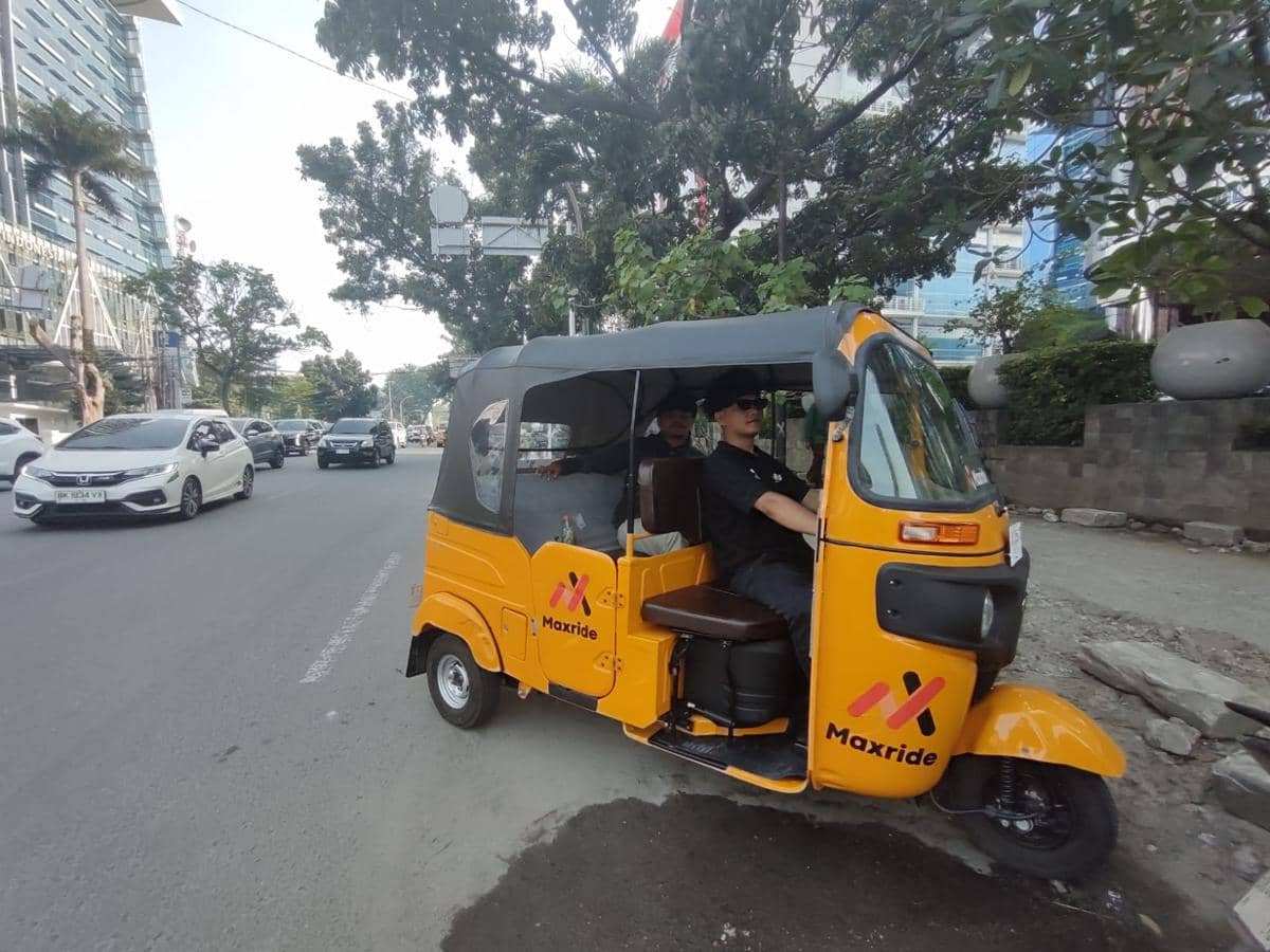 Bajaj Maxride semakin ramai di Kota Medan (dok.Maxride)