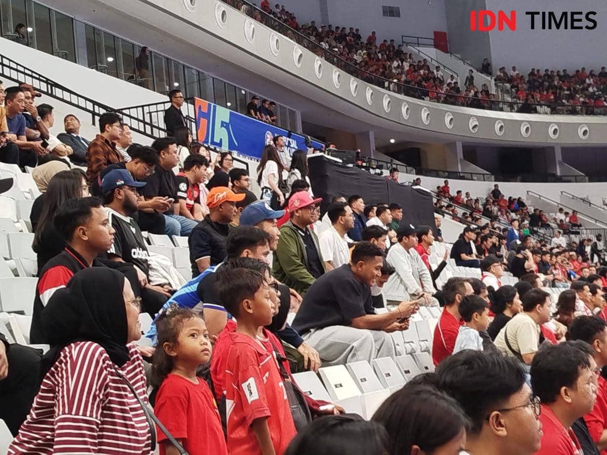 2 Pemain Persija Nikmati Laga Timnas Futsal vs Irak di Indonesia Arena