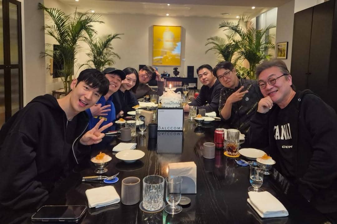 Cast dan kru Taxi Driver fine dinning bareng