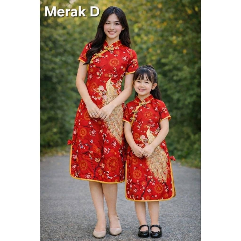 Rekomendasi Dress Cheongsam yang Bisa Dibeli di Marketplace (shopee.co.id/tokobabyrosela)
