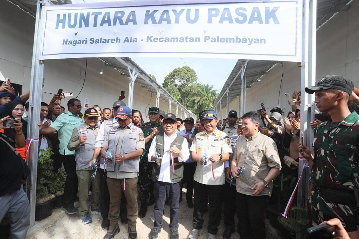 Pembangunan Dikebut, 4.263 Unit Huntara Selesai Dibangun di Sumatra