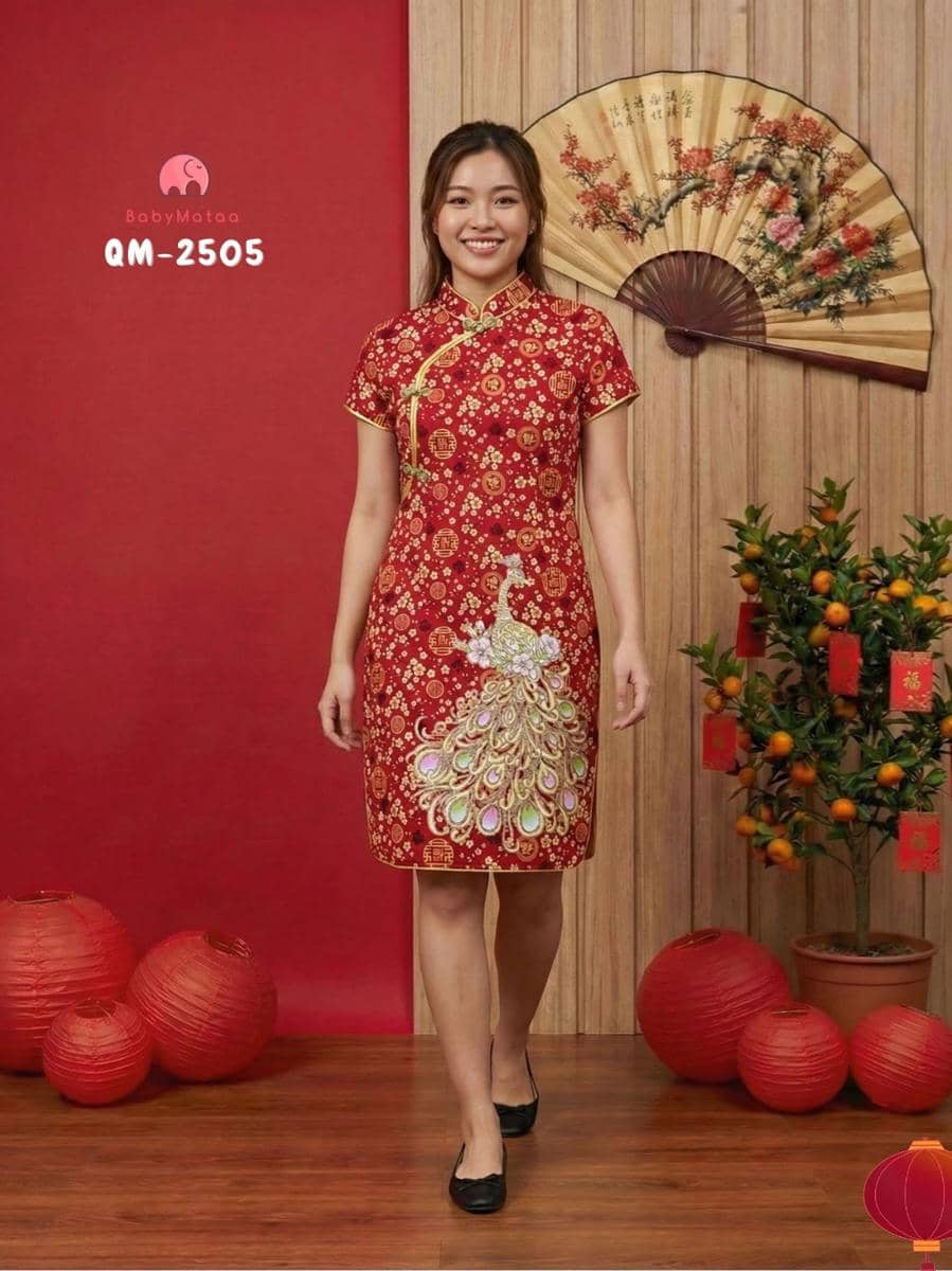 Rekomendasi Dress Cheongsam yang Bisa Dibeli di Marketplace (shopee.co.id/babymataa_shop)