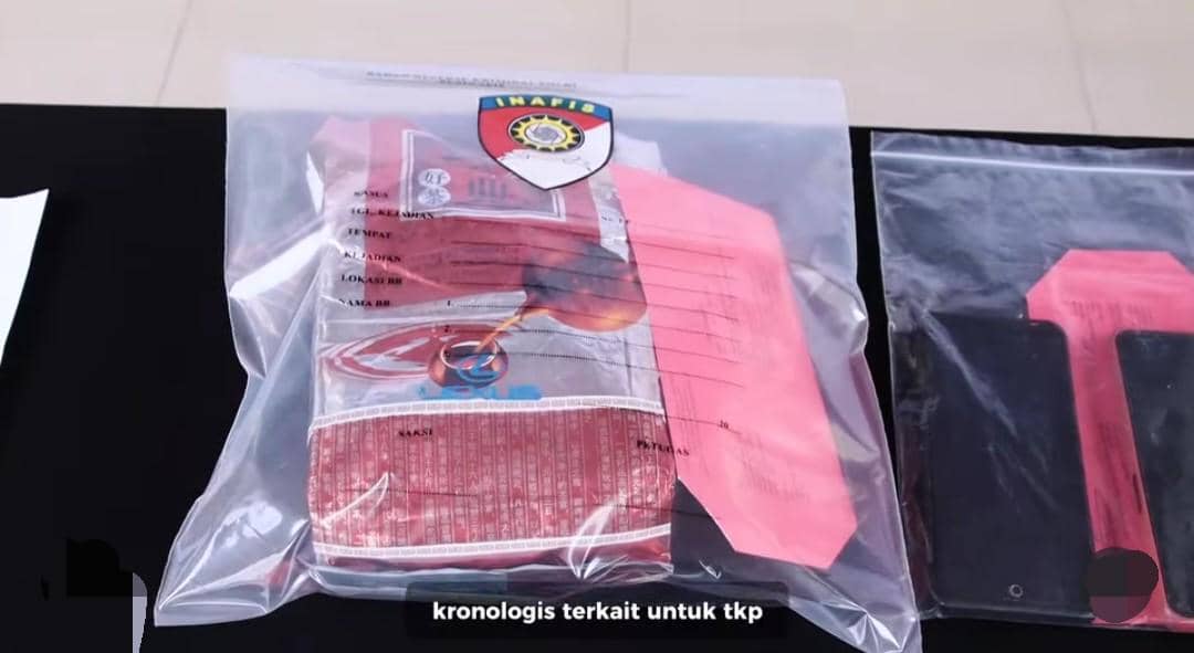 Polres OKI saat melakukan press release terkait penangkapan pengedar narkoba. (Dok. Polres OKI)