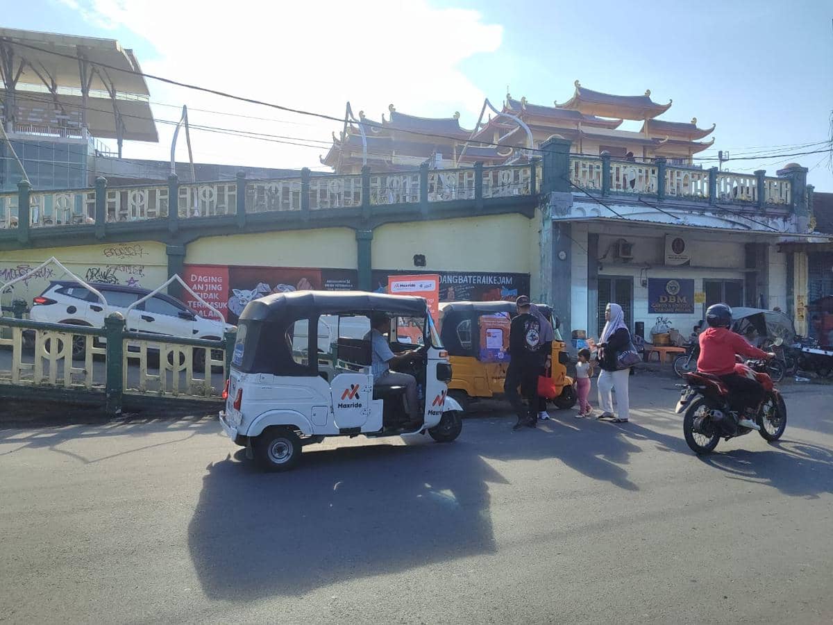 Bajaj Maxride semakin ramai di Kota Medan (dok.Maxride)