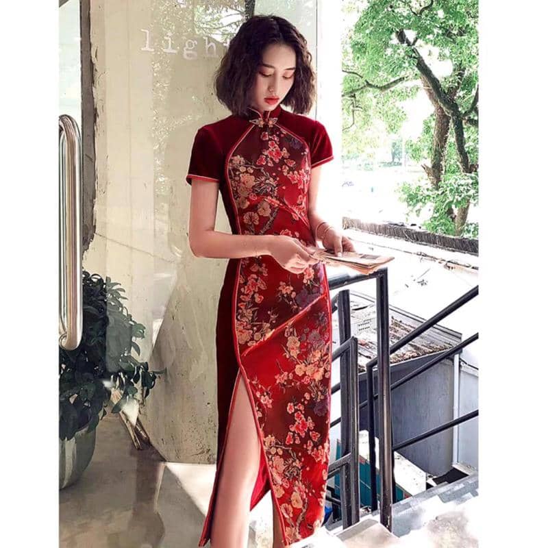 Rekomendasi Dress Cheongsam yang Bisa Dibeli di Marketplace (shopee.co.id/fashion_store)