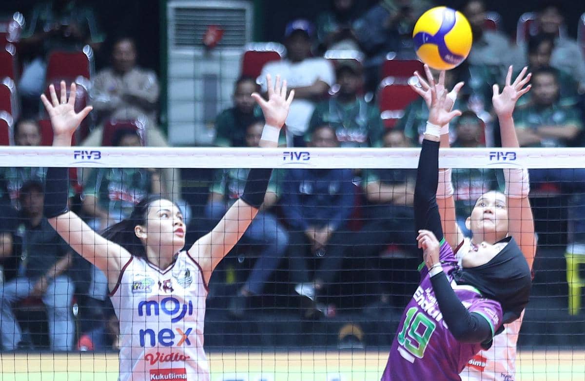 Duel Medan Falcons dan Jakarta Pertamina Enduro, Jumat (30/1/2026) malam (dok.Proliga)