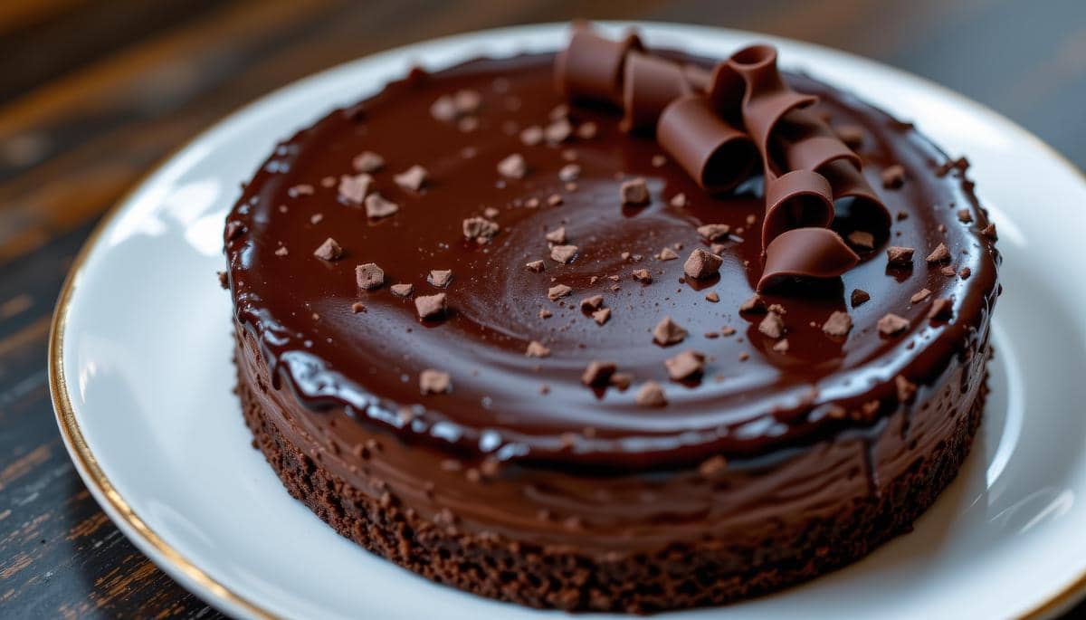 Chocolate truffle cake 