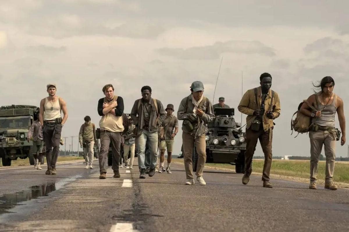 cuplikan adegan dalam film The Long Walk