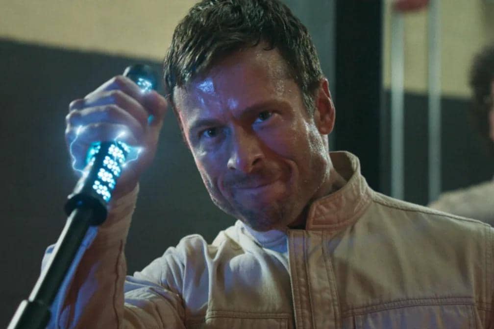 cuplikan adegan dalam film The Running Man 