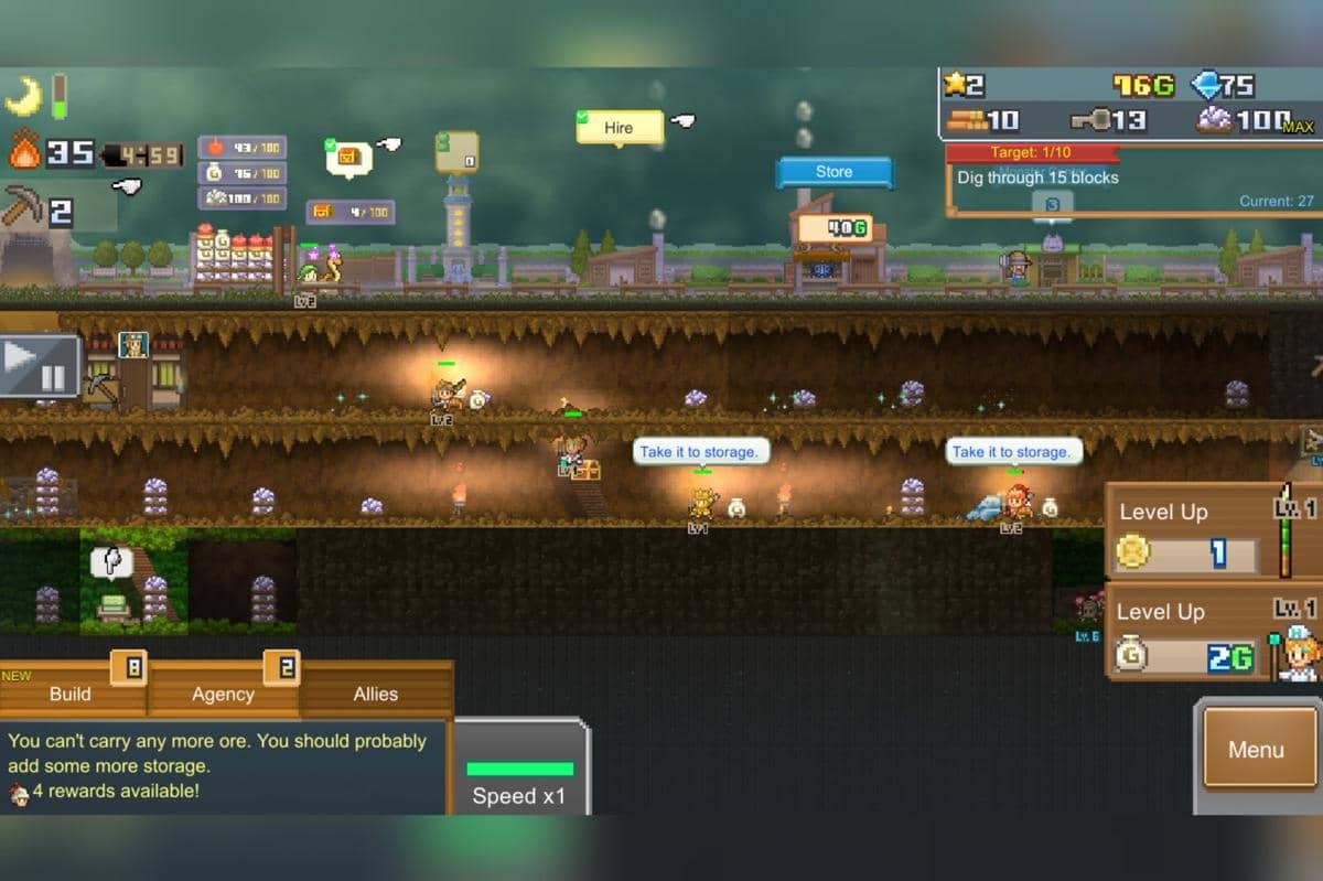 gameplay Cavern Stories