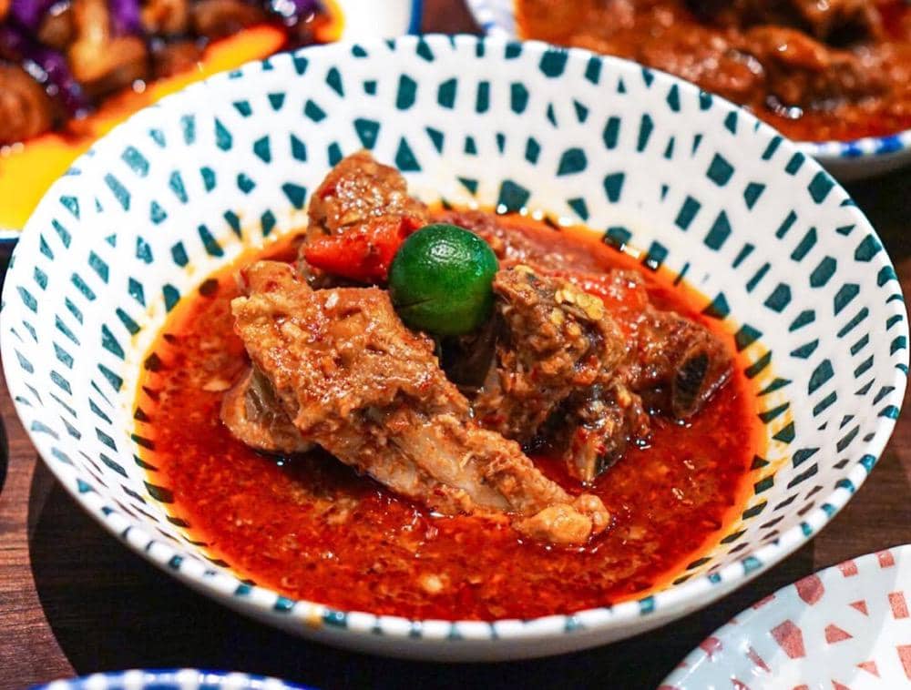 ilustrasi salah satu menu di The Blue Ginger 