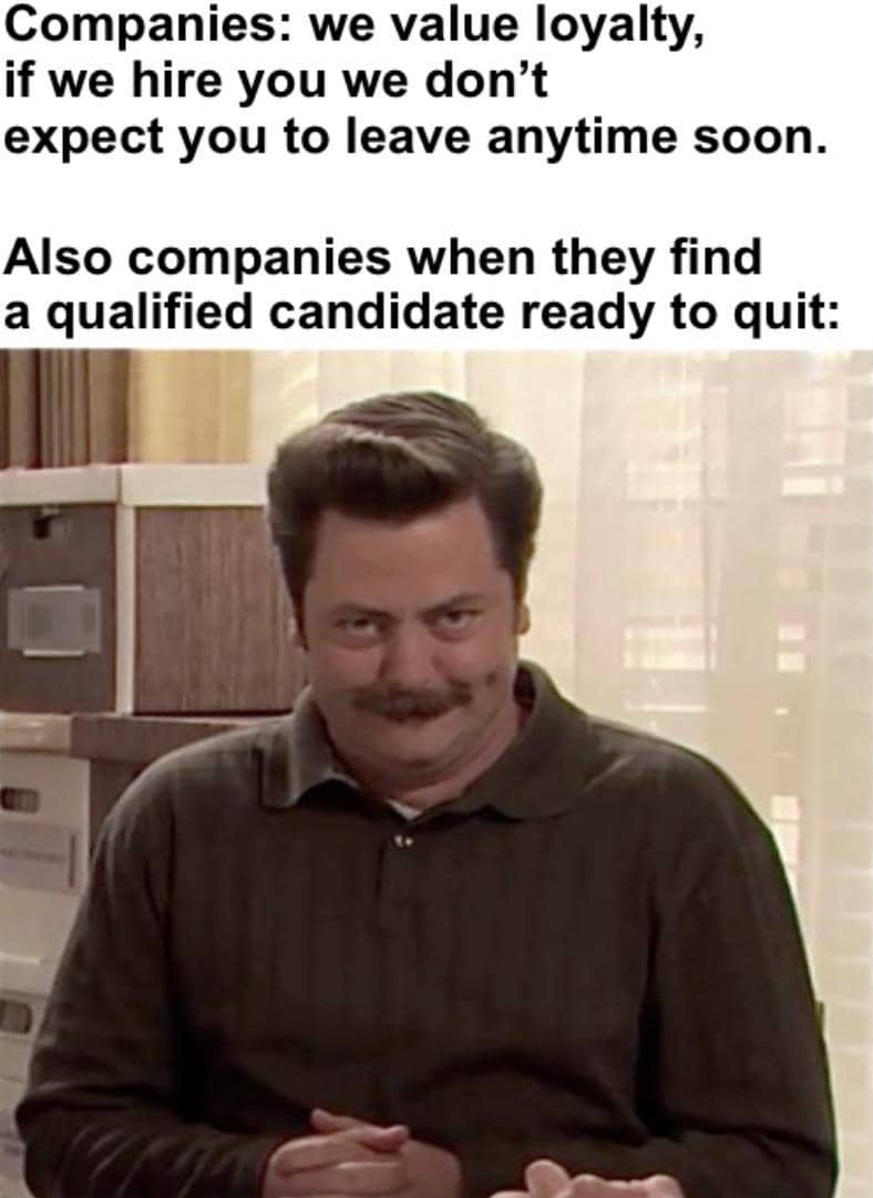 meme loyalitas di tempat kerja