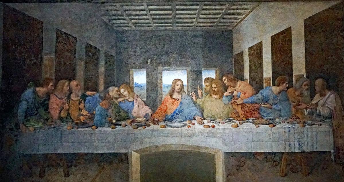 Lukisan Last Supper oleh Leonardo da Vinci