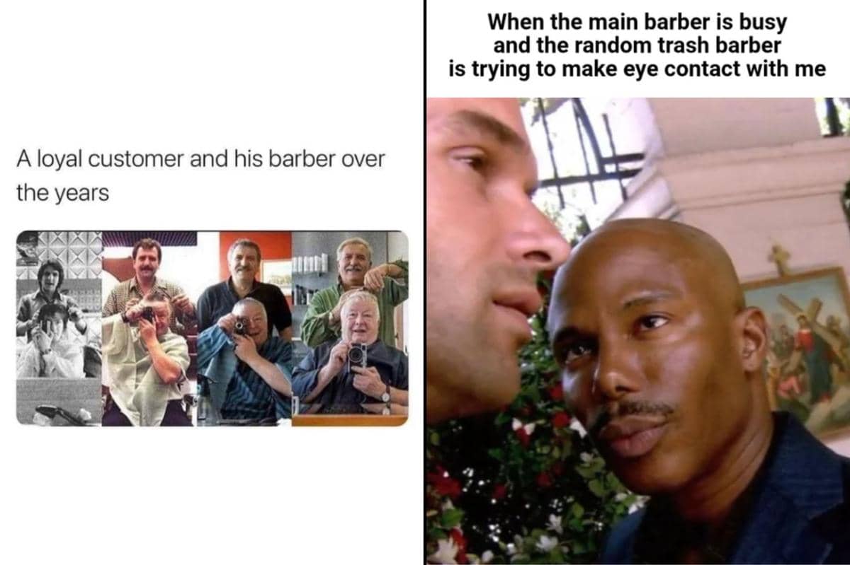 meme setia sama tukang cukur 