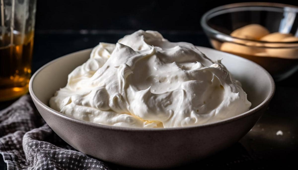 ilustrasi whipped cream homemade