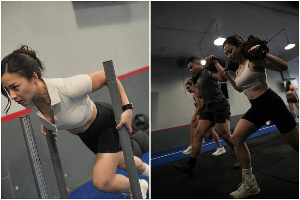 Nikita Willy ikut latihan Hyrox