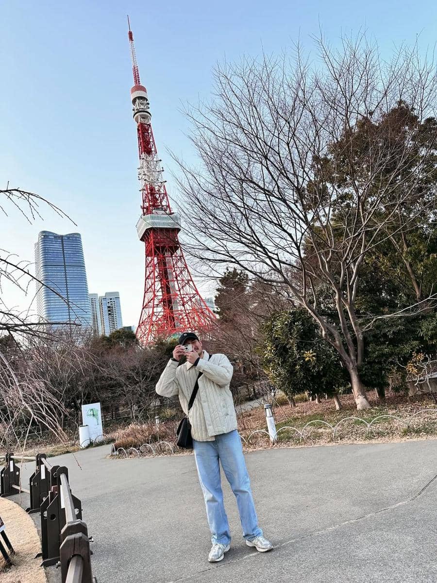 Hanggini dan Luthfi Aulia babymoon ke Jepang