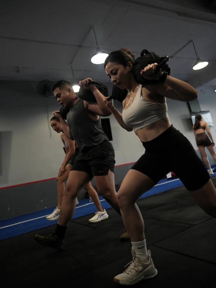 Nikita Willy ikut latihan Hyrox