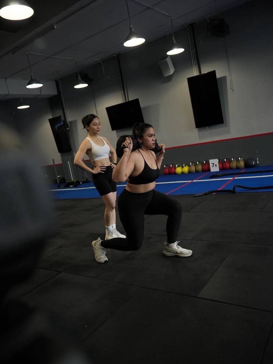 Nikita Willy ikut latihan Hyrox