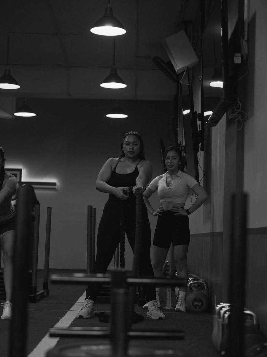 Nikita Willy ikut latihan Hyrox