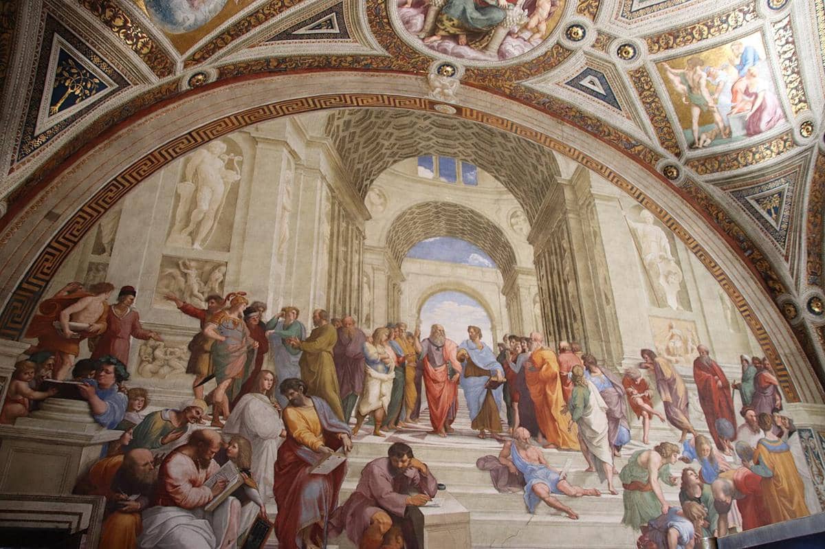 Lukisan School of Athens oleh Raphel Sanzio