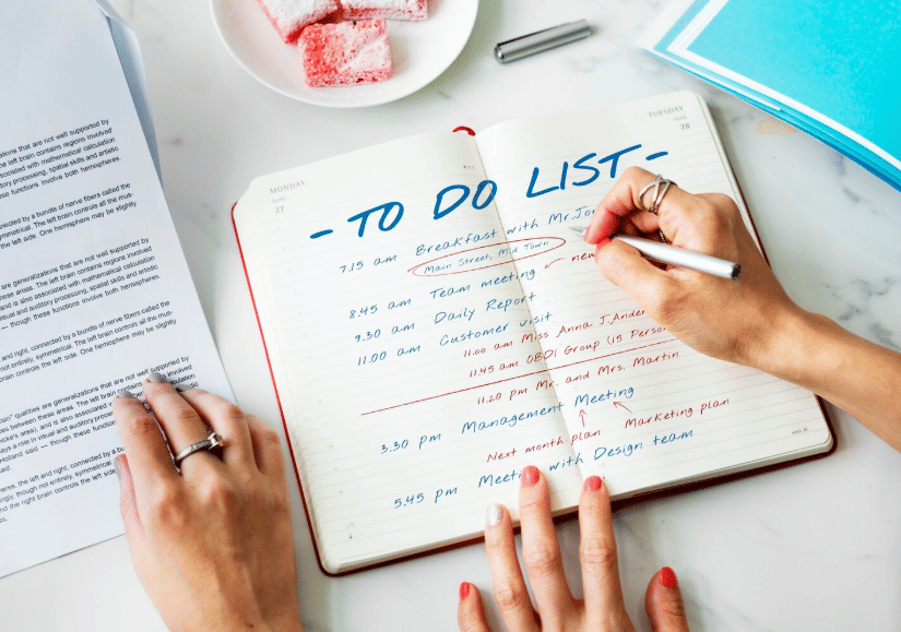 ilustrasi membuat to do list