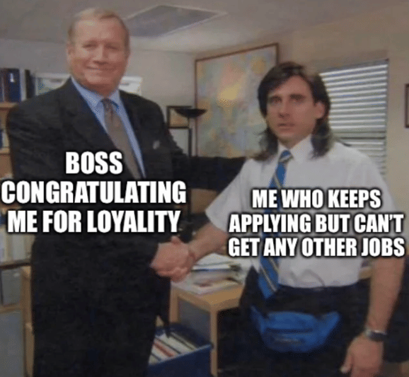 meme loyalitas di tempat kerja